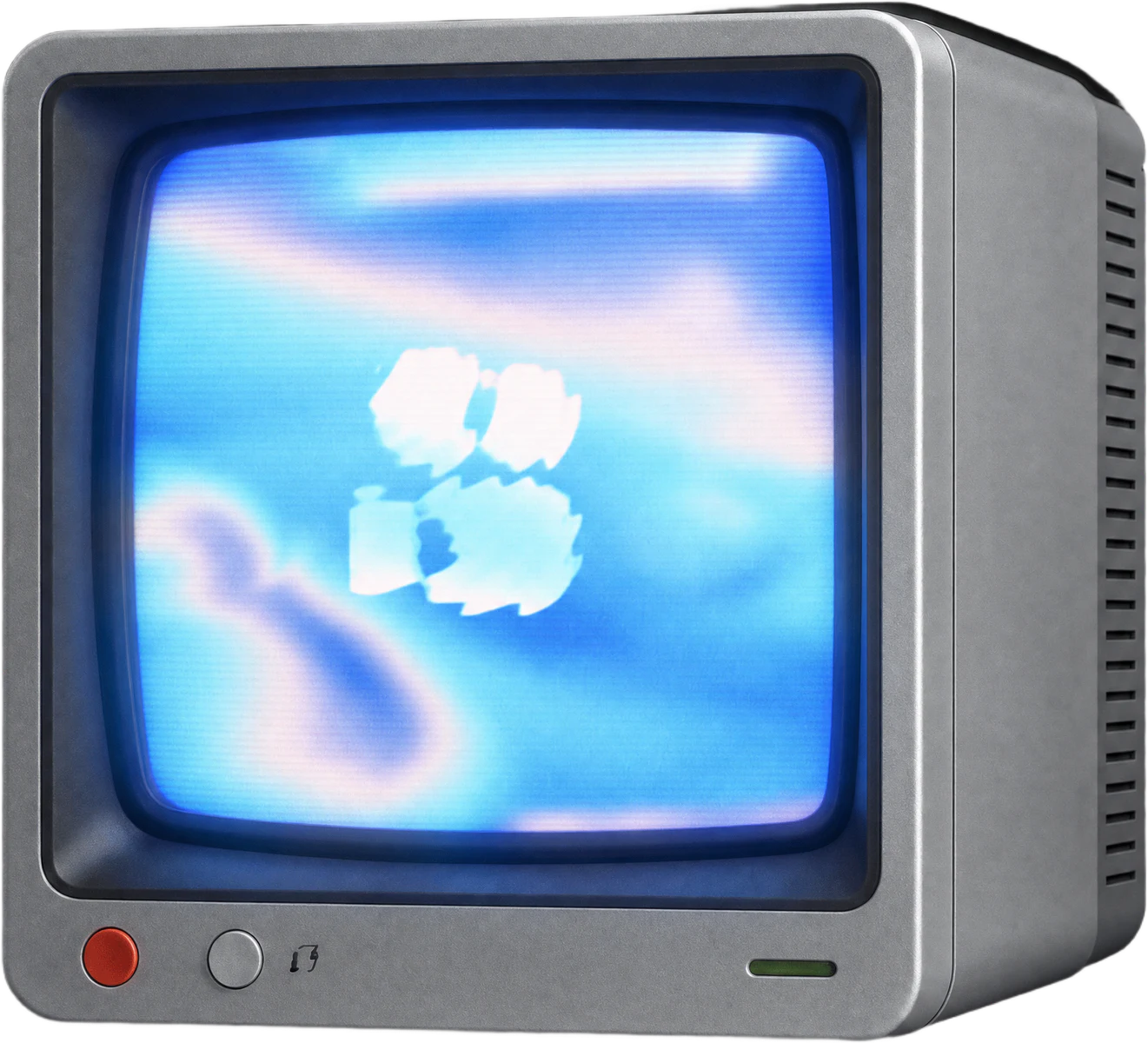 复古 CRT 电视摆件